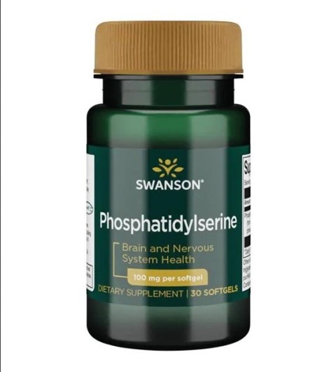 SWANSON Phosphatidylserine 100mg, 30sgels. - Fosfatydyloseryna