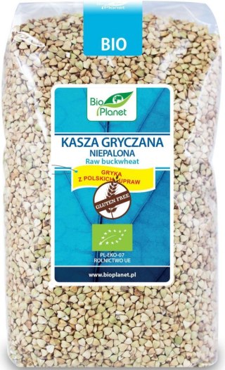 BIO PLANET Kasza gryczana niepalona bezglutenowa BIO 1kg