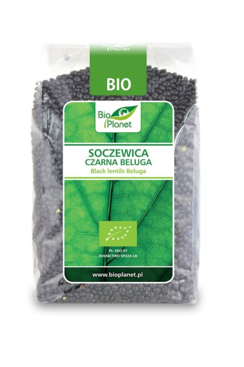 BIO PLANET Soczewica czarna beluga BIO 400g