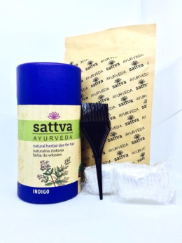 Roślinna farba do włosów indygo Sattva 150 g - Sattva