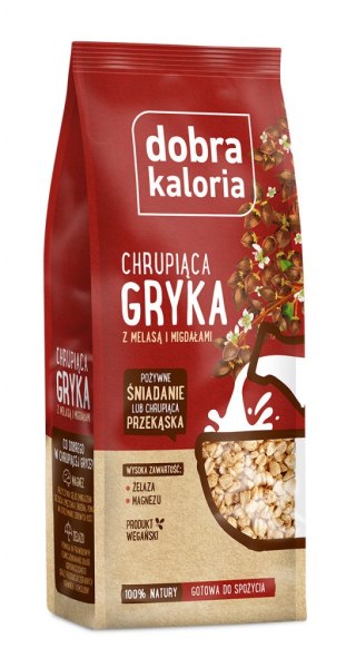 DOBRA KALORIA Chrupiąca gryka z migdałami 100g KUBARA