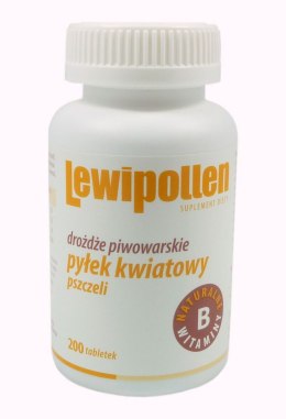 Lewipollen - drożdże piwowarskie + pyłek kwiatowy 200tabl. CENTURIA