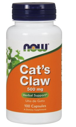 NOW FOODS Cat's Claw 500mg, 100vcaps.