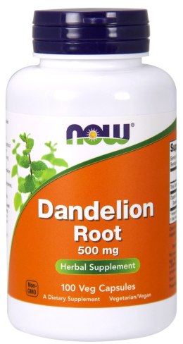 NOW FOODS Dandelion root 500mg, 100vcaps. - mniszek
