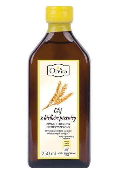 OLVITA Olej z kiełków pszenicy zimno tłoczony 250ml