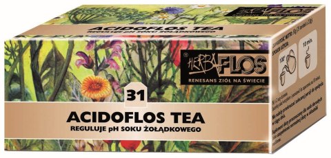 31 Acidoflos TEA fix 20*2g - nadkwaśność HERBA-FLOS