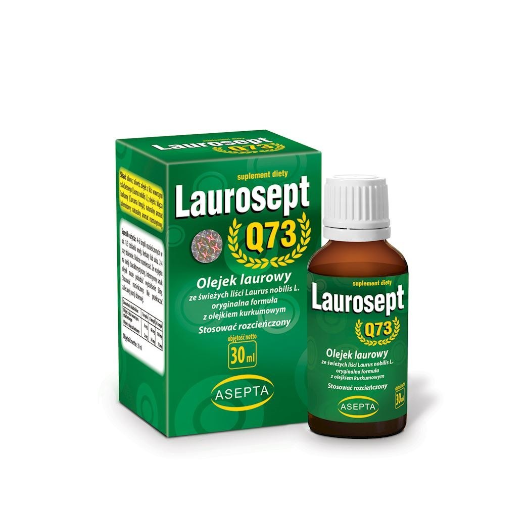 ASEPTA Laurosept Q73 30ml - Olejek laurowy + olejek z kurkumy