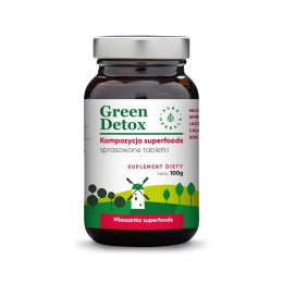 AURA HERBALS Green Detox - tabletki oczyszczające 100g (ok. 75 tabletek)