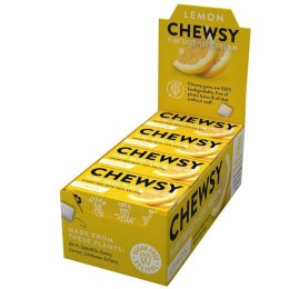 CHEWSY Gumy do żucia o smaku cytrynowym z ksylitolem 15g (10 gum)
