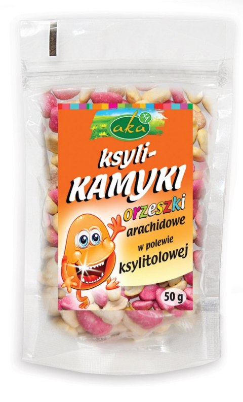 Ksyli-kamyki - orzeszki arachidowe w polewie ksylitolowej 50g AKA