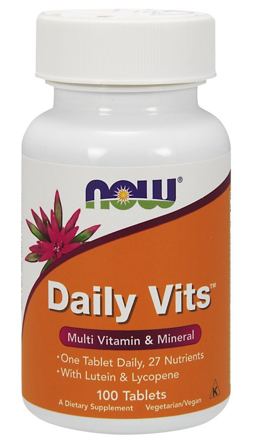 NOW FOODS Daily Vits 100tabl. - Multi Vitamin & Mineral