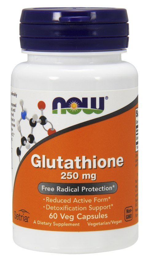 NOW FOODS Glutathione 250mg, 60vcaps. - Glutation