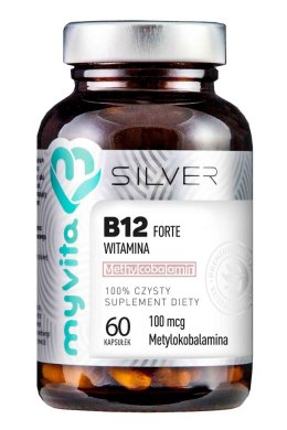 SILVER 100% Witamina B12 100mcg, 60kaps. (Metylokobalamina) MyVita