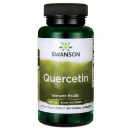 SWANSON Quercetin 475mg, 60vcaps. - Kwercetyna