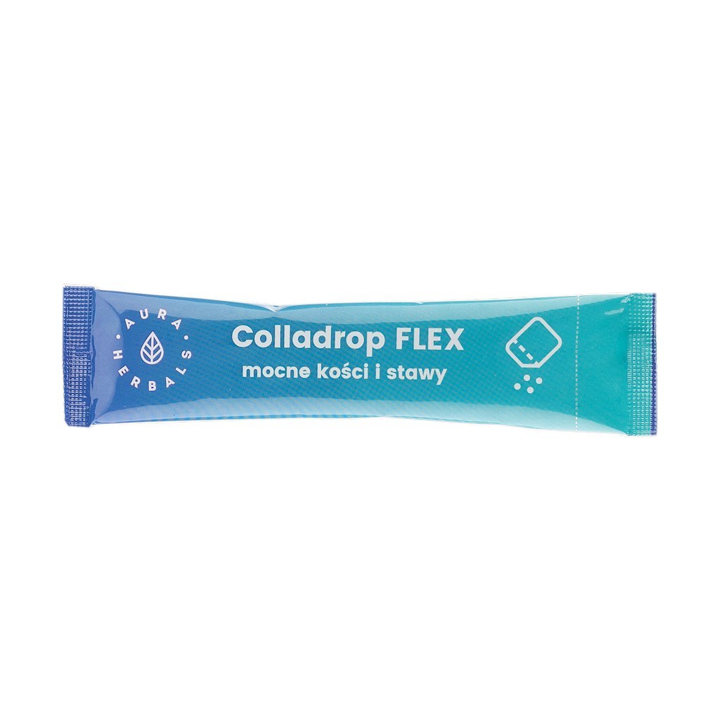 AURA HERBALS Colladrop FLEX - kolagen morski 5000 mg, 30 saszetek