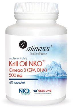 Aliness Krill Oil NKO Omega 3 z Astaksantyną