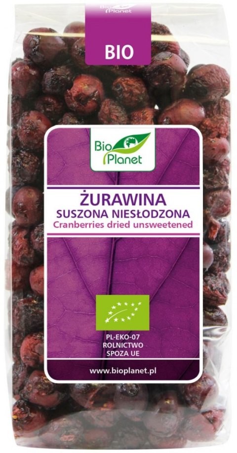 BIO PLANET Żurawina suszona niesłodzona BIO 50g