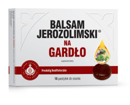 Bonifraterski Balsam Jerozolimski - 16 pastylek do ssania - ziołowy balsam na gardło i chrypkę
