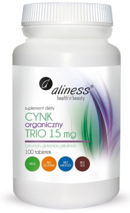 Aliness Cynk Organiczny Trio 15 mg