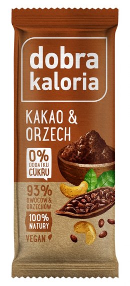 DOBRA KALORIA Baton Kakao & orzech 35g KUBARA
