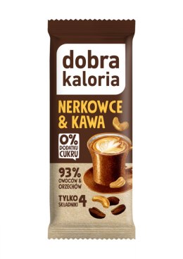 DOBRA KALORIA Baton Nerkowce & kawa 35g KUBARA