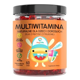 MyVita Żelki Multiwitamina z pektyny cytrusowej 60 sztuk (dzieci i dorośli)