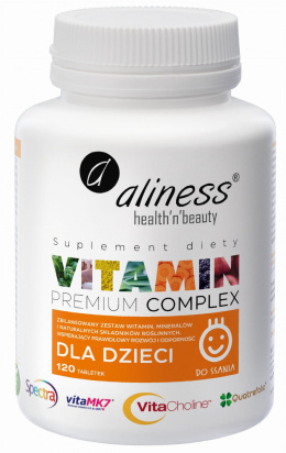 Aliness Premium Vitamin Complex dla dzieci x 120 tabletek do ssania