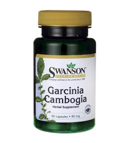 SWANSON Garcinia Cambogia 5:1 extract 80mg, 60kaps.