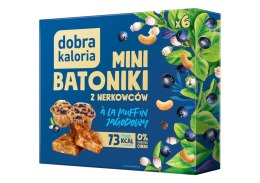 DOBRA KALORIA Mini batoniki a'la muffin jagodowy z nerkowców (6x17g) KUBARA
