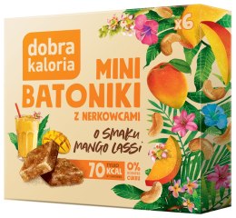 DOBRA KALORIA Mini batoniki o smaku mango lassi z nerkowców (6x17g) KUBARA