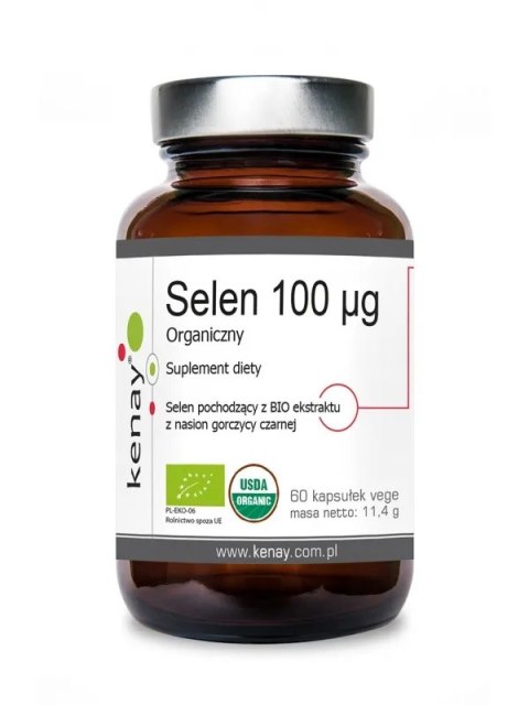 KENAY Selen organiczny BIO 100mcg, 60kaps.