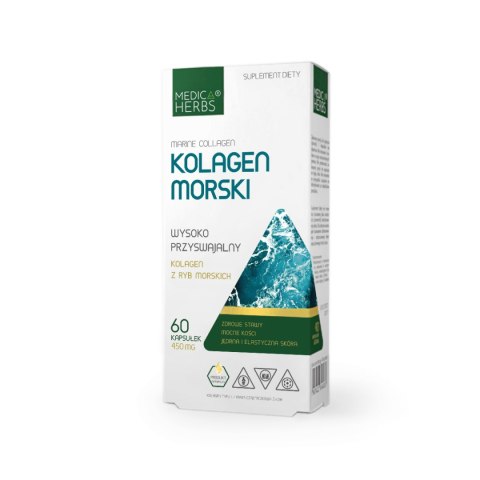 MEDICA HERBS Kolagen Morski 450mg, 60 kaps.