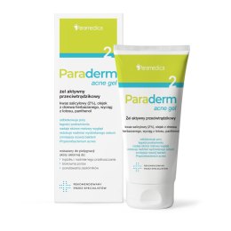 Paraderm acne gel żel aktywny przeciwtrądzikowy 50g PARAMEDICA