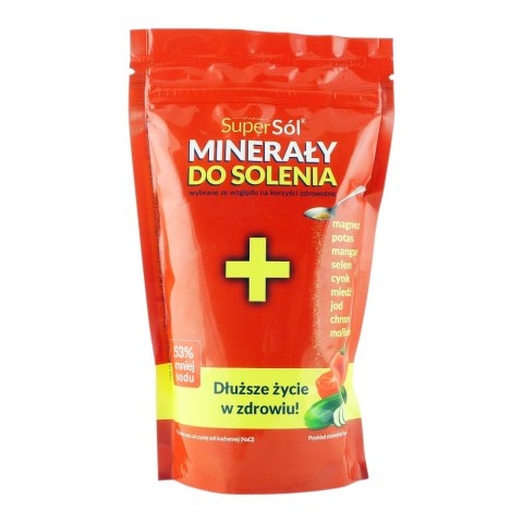 SUPERSÓL Minerały do solenia 500g 53% mniej sodu