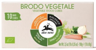 ALCE NERO Bulion - kostki warzywne BIO 100g (10 x 10g)