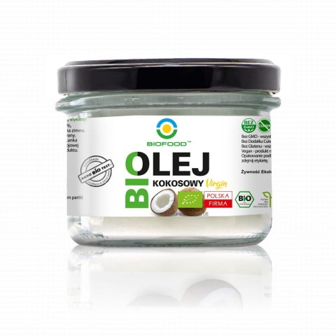 BIO FOOD Olej kokosowy VIRGIN BIO 180ml