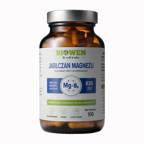 BIOWEN Jabłczan Magnezu 100kaps.