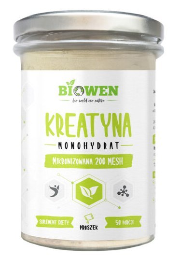 BIOWEN Kreatyna monohydrat mikronizowana 200 MESH 250g