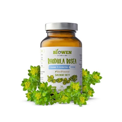 BIOWEN Rhodiola Rosea 420mg, 60 kapsułek - różeniec górski