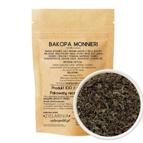 Bakopa monnieri (Brahmi) 50g ZIELARZPOLSKI.PL