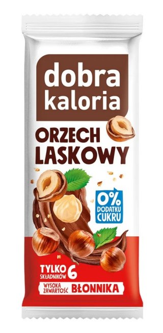 DOBRA KALORIA Baton orzech laskowy 35g KUBARA
