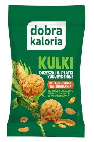 DOBRA KALORIA Kulki Orzeszki & płatki kukurydziane 32g KUBARA