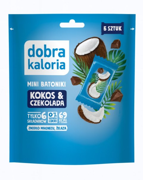 DOBRA KALORIA Mini batoniki kokos & czekolada 6x17g KUBARA