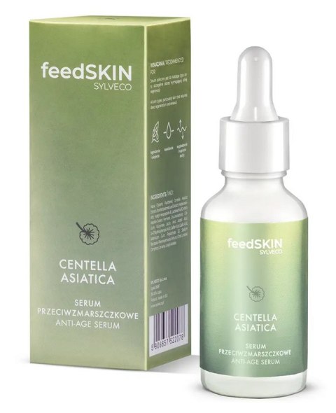 FeedSKIN Serum przeciwzmarszczkowe Anti-Age z wąkrotą azjatycką 30ml SYLVECO