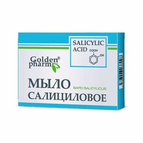 GOLDEN PHARM Mydło salicylowe w kostce 70g
