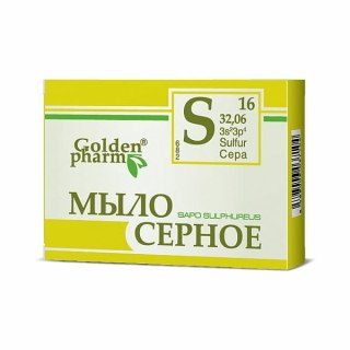 GOLDEN PHARM Mydło siarkowe w kostce 70g