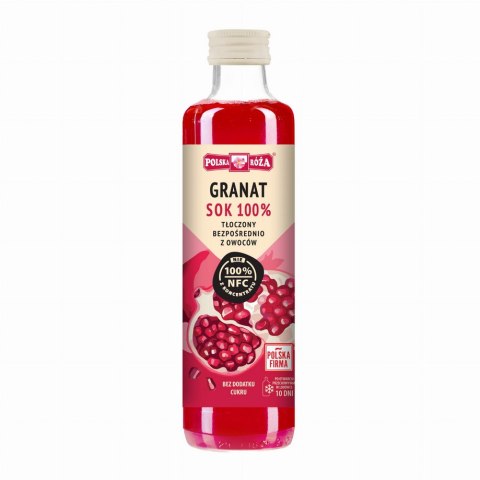 GRANAT sok 100% NFC 250ml bez dodatku cukru POLSKA RÓŻA