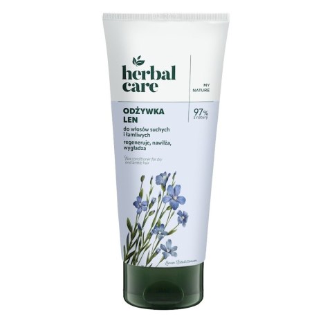 HERBAL CARE Odżywka LEN do włosów suchych i łamliwych tuba 200ml FARMONA