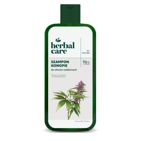 HERBAL CARE Szampon KONOPIE do włosów osłabionych 330ml FARMONA