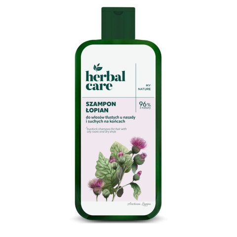 HERBAL CARE Szampon ŁOPIAN do włosów tłustych u nasady i suchych na końcach 330ml FARMONA